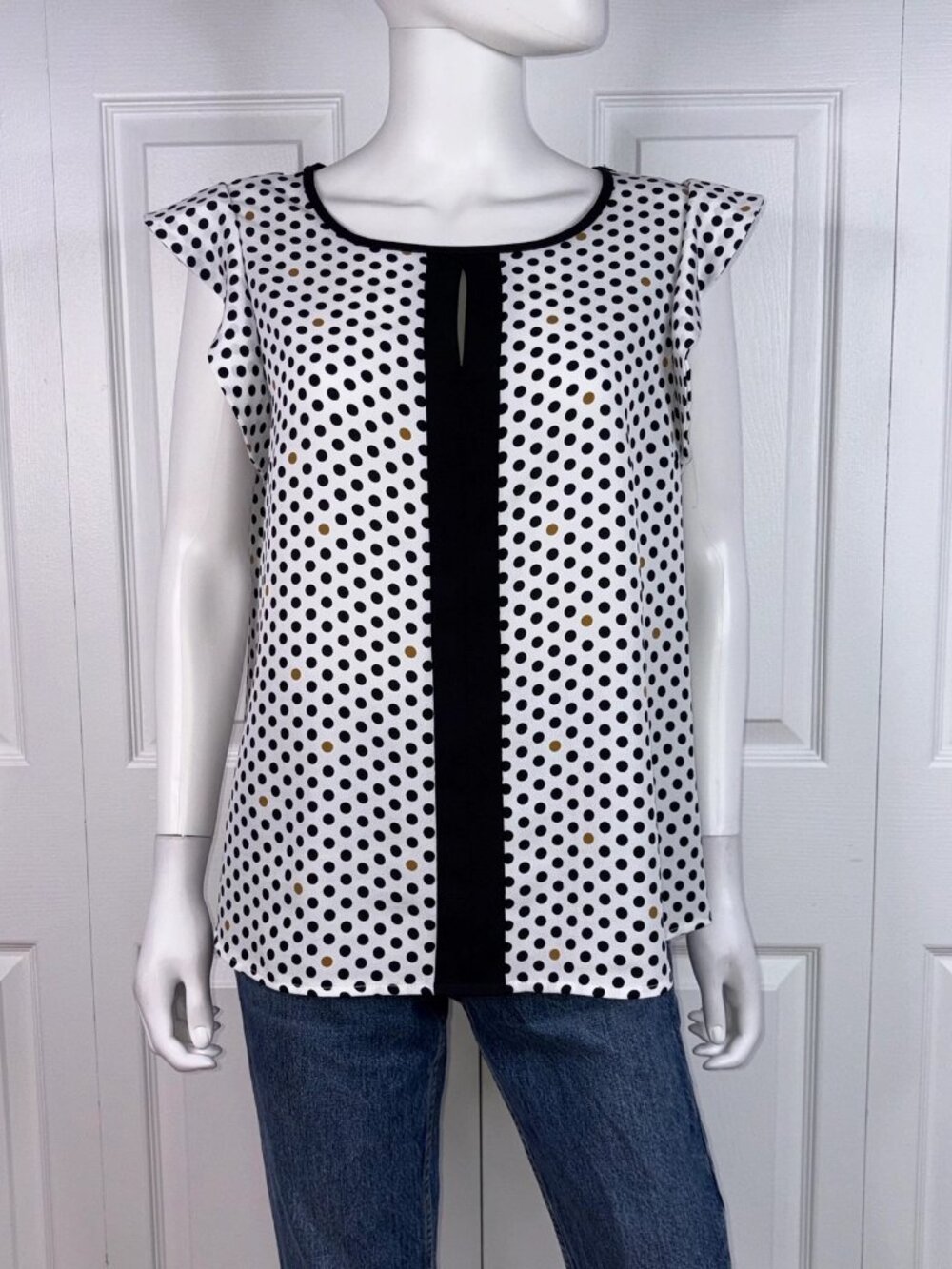 BALI women's polka dot summer blouse large size